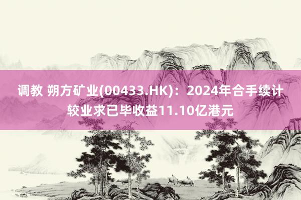 调教 朔方矿业(00433.HK)：2024年合手续计较业求已毕收益11.10亿港元